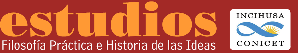 Logotipo revista Estudios de filosofía práctica e historia de las ideas.